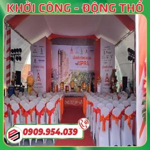 Cho Thuê Nhà Bạt Lễ Khởi Công - Động Thổ Trọn Gói