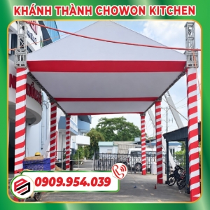 Dự Án Thi Công Nhà Bạt Khánh Thành Nhà Máy Chowon Kitchen - Kcn Vĩnh Lộc