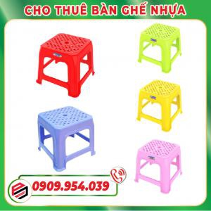 Cho thuê ghế nhựa