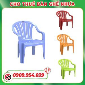 Cho thuê ghế nhựa