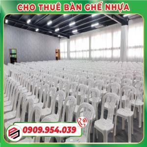 Cho thuê ghế nhựa