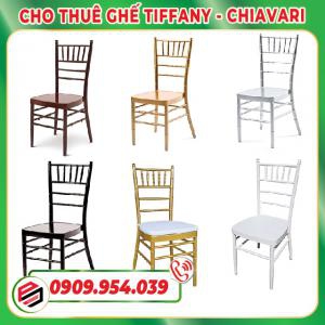 Cho thuê ghế Tiffany - Chiavari - Chivas