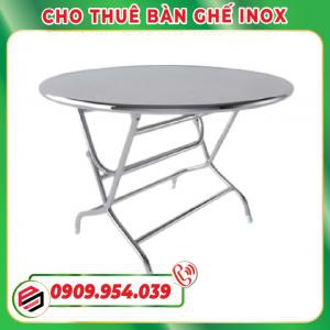 Cho thuê bàn ghế inox