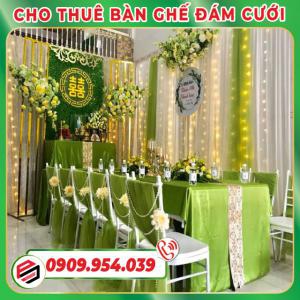 Cho thuê bàn ghế đám cưới