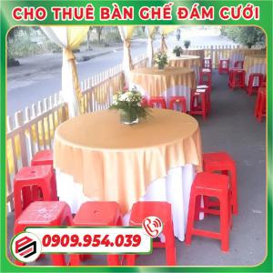 Cho thuê bàn ghế đám cưới