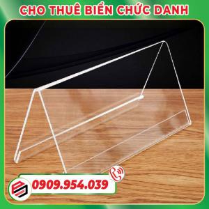 Cho thuê biển chức danh, biển tên để bàn