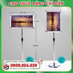 Cho thuê bảng chỉ dẫn, bảng menu