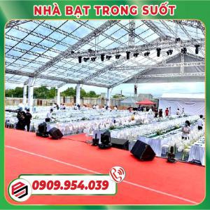 Cho thuê nhà bạt trong suốt