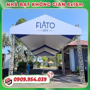 Nhà bạt không gian 8*16m